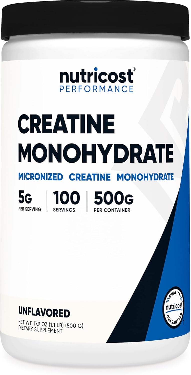 Nutricost Creatine Monohydrate Micronized Powder 500G