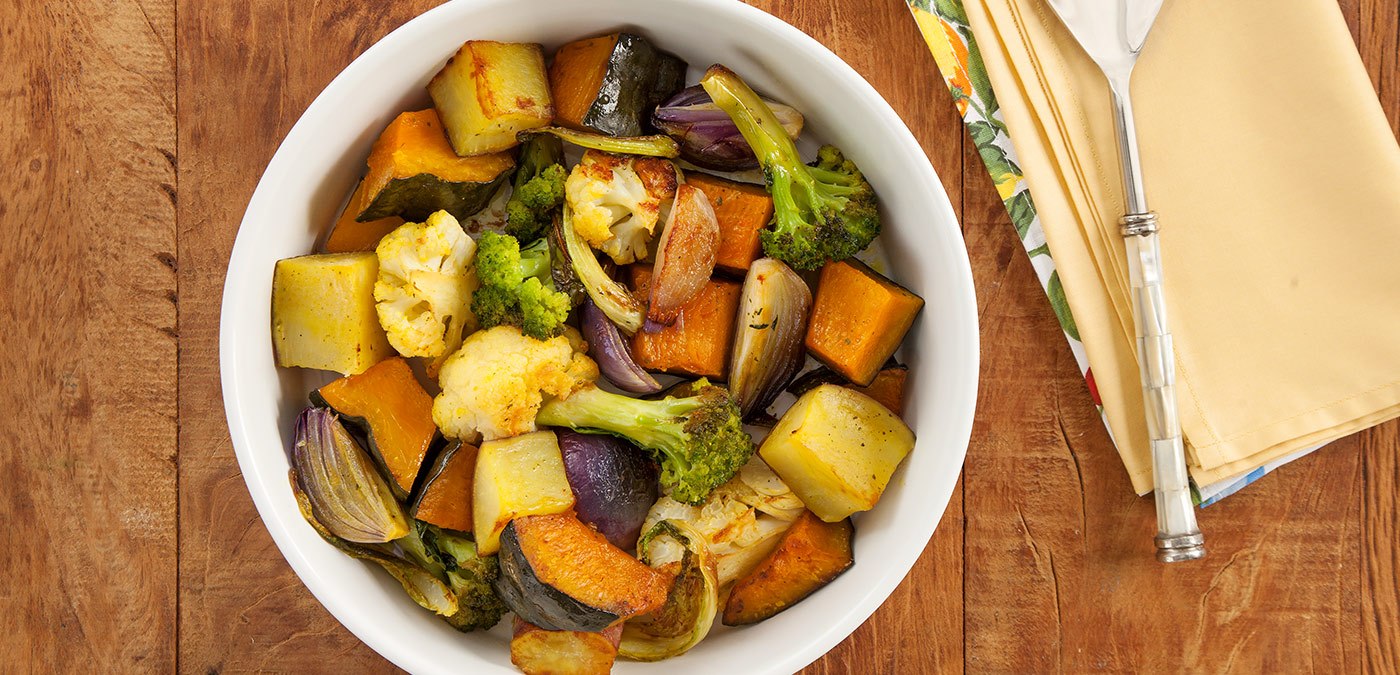 Roasted Sweet Potato & Veg Bowl