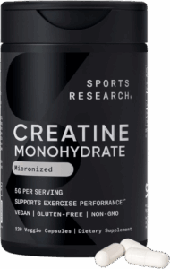 Sports Research® Creatine Monohydrate Capsules – Supports Workout Recovery
