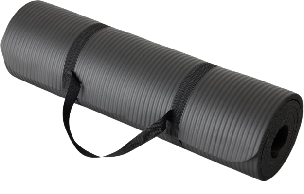 Amazon Basics Extra Thick Exercise Yoga Mat with Carrying Strap