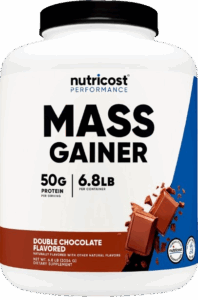 Nutricost Mass Gainer Double Chocolate Flavor, 6.7 LBS